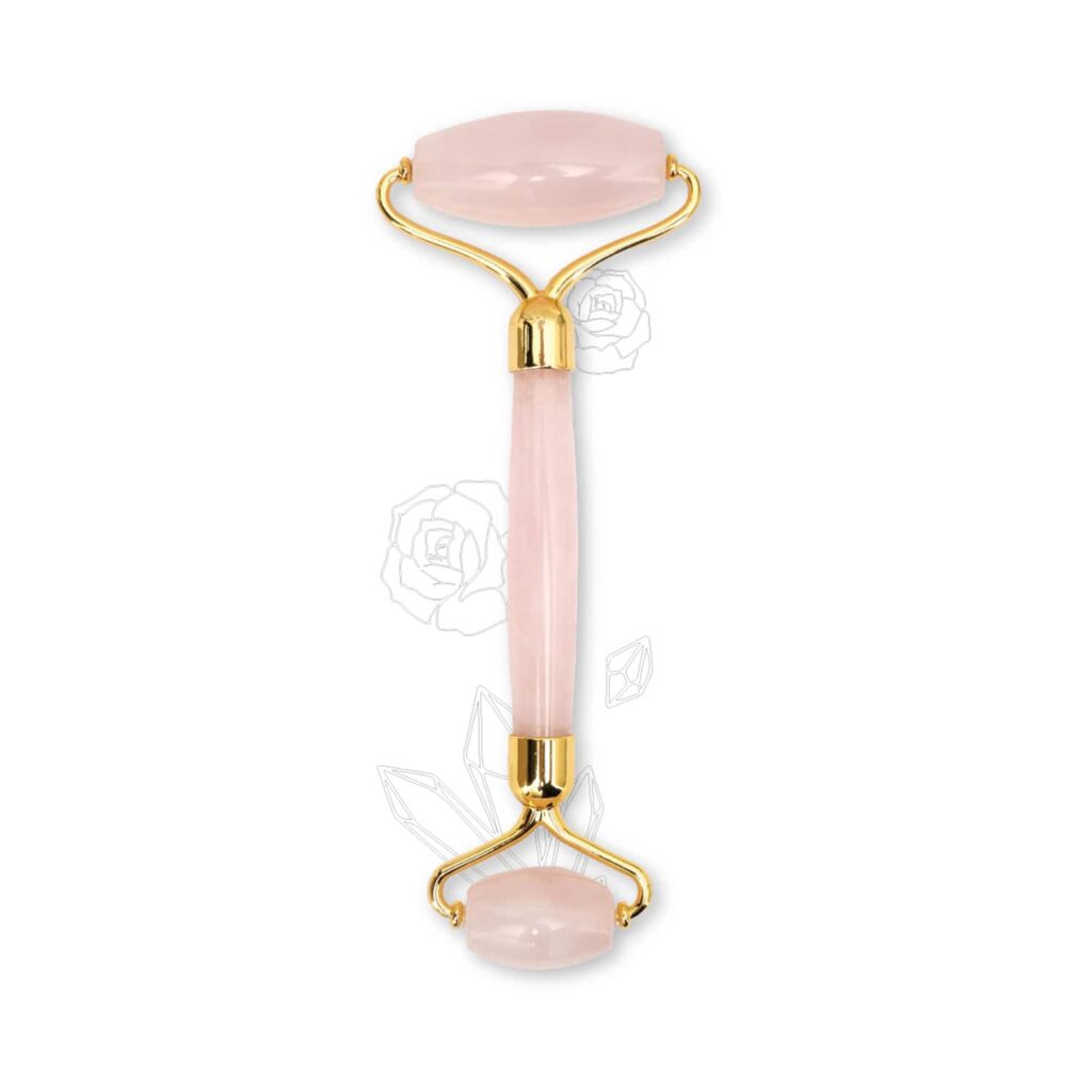 DROMEN & CO Rose Quartz Facial Roller - DROMEN & CO