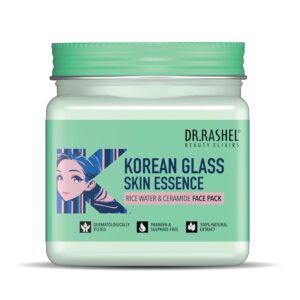 DR.RASHEL Korean Glass Skin Essence Face Pack||Brightening & Hydrating Facial Mask for Smooth, Glowing Skin ||Pore-Refining, Nourishing Formula with Natural Extracts