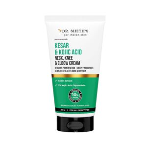 Dr.Sheth's Kesar & kojic Acid Neck, Knee & Elbow (50 g) - Dr. Sheth's