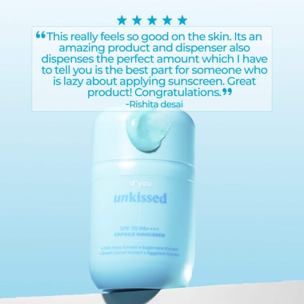 d'you unkissed Serum Sunscreen With SPF 70+ & PA++++ (50 ml) - d'you