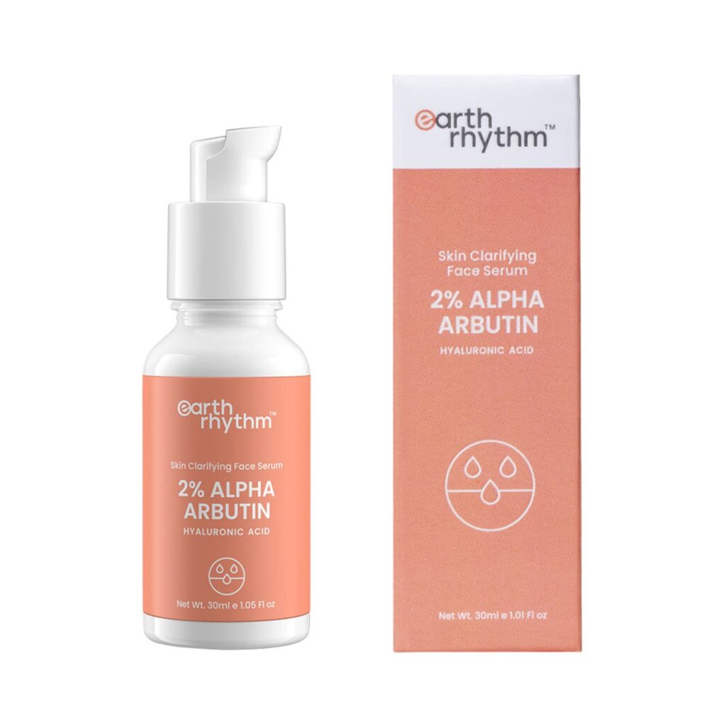 Earth Rhythm 2% Alpha Arbutin + Hyaluronic Acid Skin Clarifying Serum - ( 30ml) - Earth Rhythm