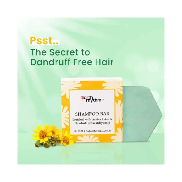Earth Rhythm Anti Dandruff Shampoo Bar (80g) - Earth Rhythm