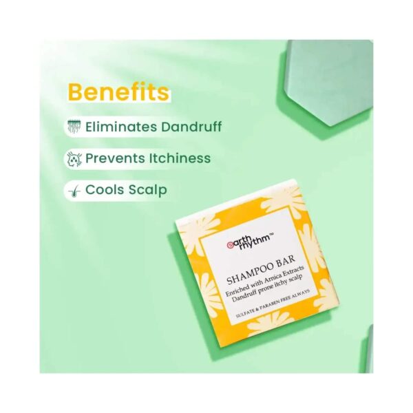 Earth Rhythm Anti Dandruff Shampoo Bar (80g) - Earth Rhythm
