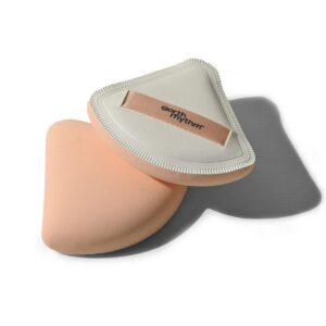 Earth Rhythm Beauty Makeup Powder Puff, Foundation Puff, Sponge for Smooth Coverage | Ultra Soft | Travel Friendly | Triangle - Pack of 1 (3.43gm)
