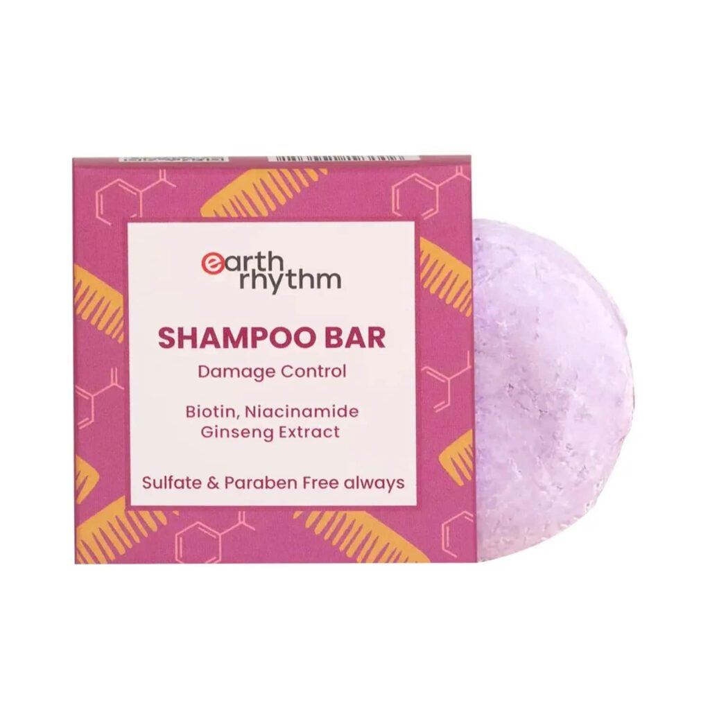 Earth Rhythm Damage Control Shampoo Bar (80g) - Earth Rhythm