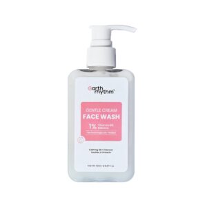 Earth Rhythm Gentle Cream Daily Face wash with Vitamin B5, Dermatologically tested | for Dry and Sensitive skin, Men & Women- 150ml