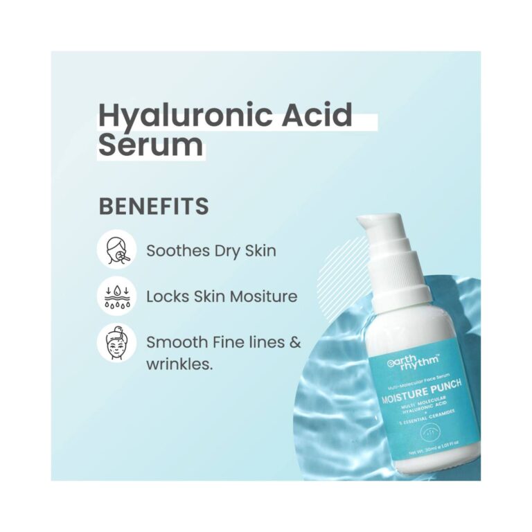 Earth Rhythm Moisture Punch Multi Molecular Hyaluronic Acid Serum - ( 30ml) - Earth Rhythm