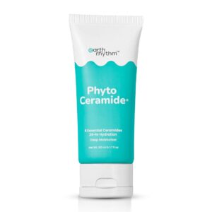 Earth Rhythm Phyto Ceramide Face Moisturizer For Deep Hydration & Moisturization With Hyaluronic Acid, Vitamin E & Phyto Ceramide | Strengthen Skin Barrier For Dry, Sensitive &...