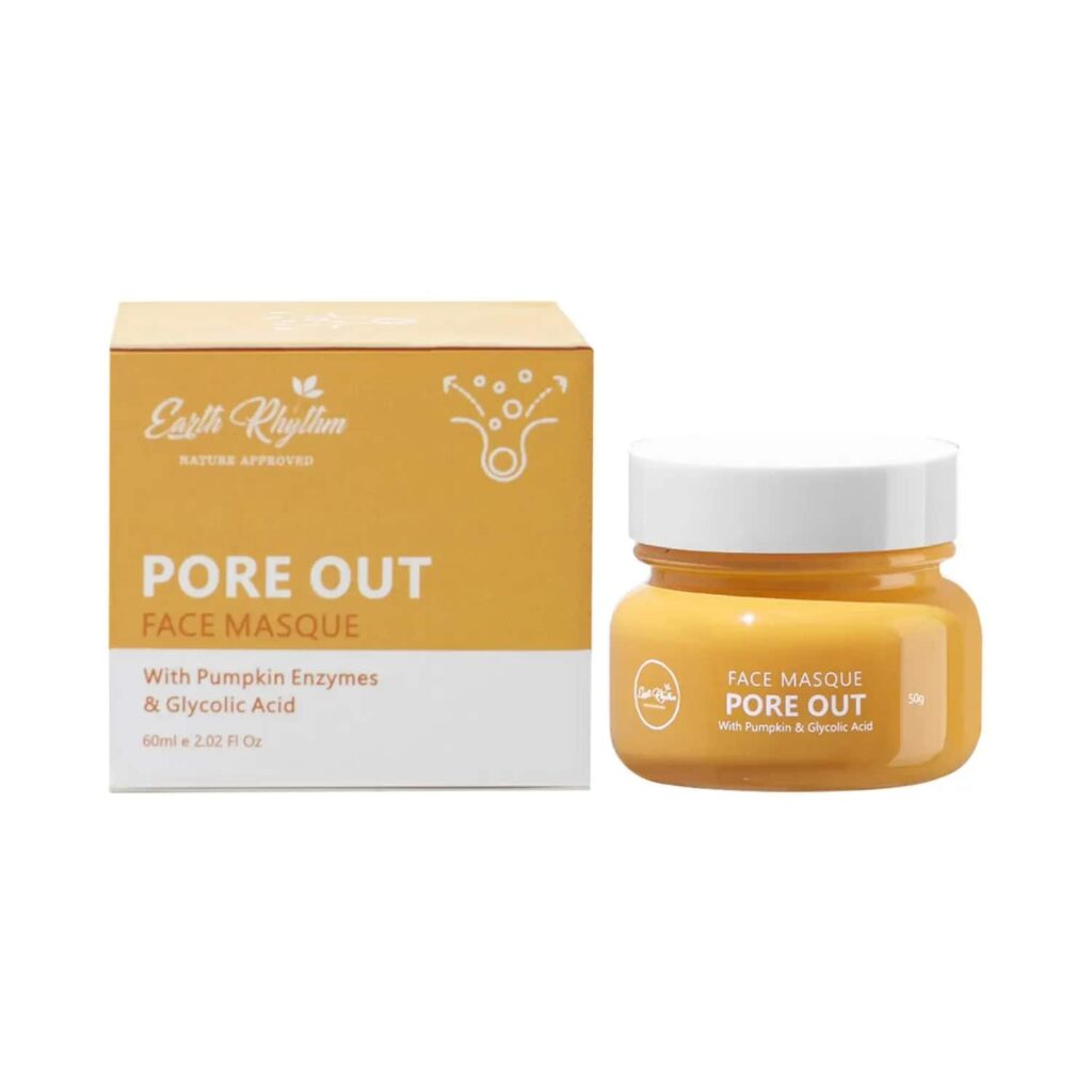 Earth Rhythm Pore Out Face Masque With Pumpkin & Glycolic Acid (60ml) - Earth Rhythm