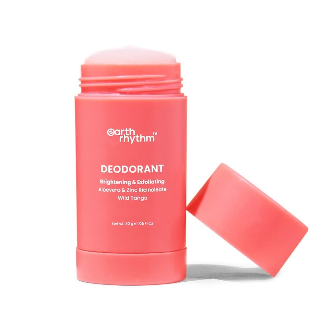 Earth Rhythm Wild Tango Deo Stick | Long Lasting, Anti perspirant, Aluminium Free, 24 Hr Freshness | Unisex - 30g