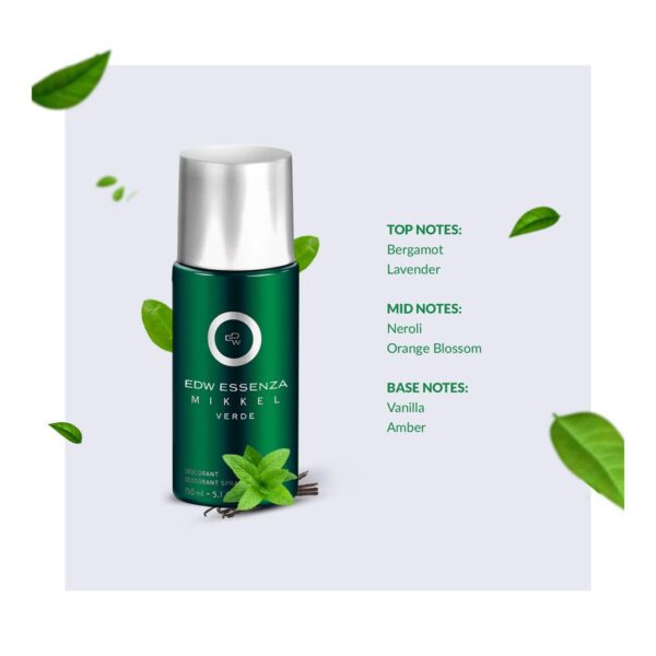 EDW Essenza Mikkel Verde Deodorant Spray (150 ml) - EDW Essenza