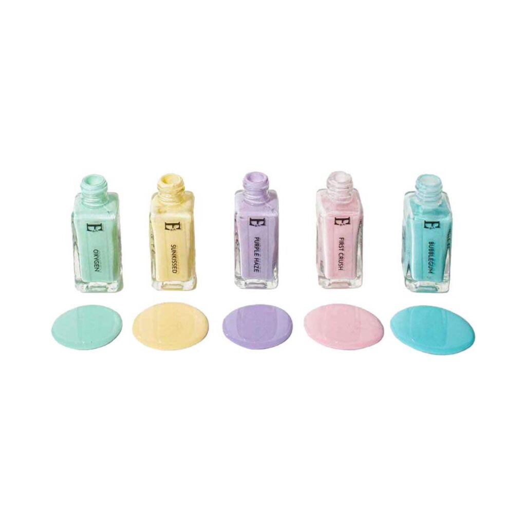 Ellement Co. Pastel Dreams First Crush Purple Haze Sunkissed Oxygen Bubblegum Vegan Nail Lacquer Set - Ellement Co.