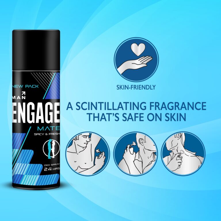 Engage Mate Deodorant Spray For Man (150ml) - Engage