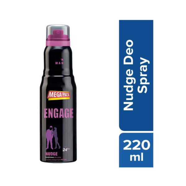 Engage Nudge Deodorant Spray For Man (220ml) - Engage