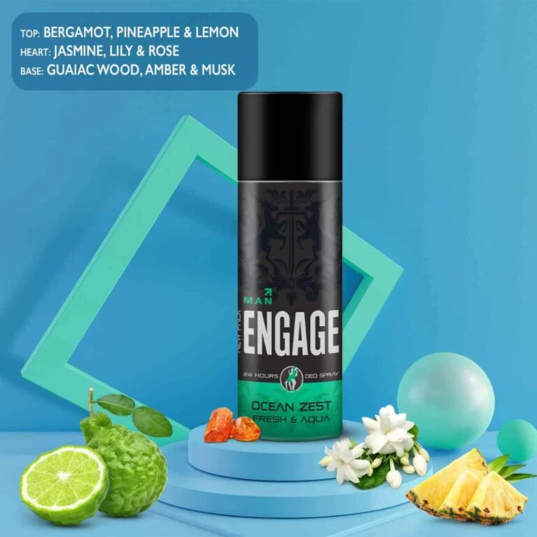 Engage Ocean Zest Deodorant Sprays For Him (150ml) - Engage