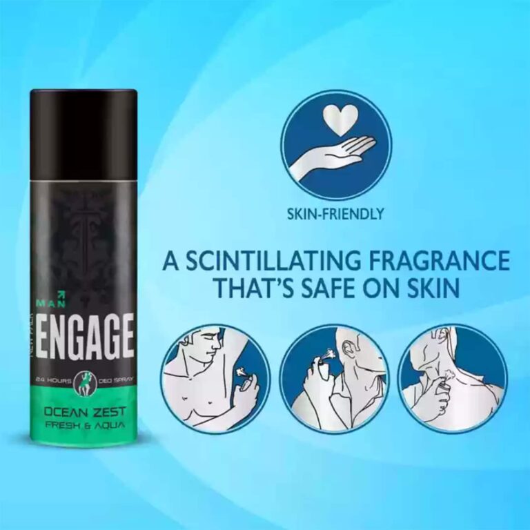 Engage Ocean Zest Deodorant Sprays For Him (150ml) - Engage