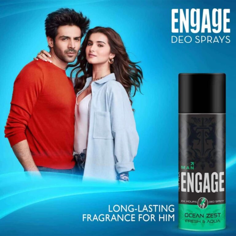 Engage Ocean Zest Deodorant Sprays For Him (150ml) - Engage