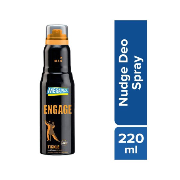 Engage Tickle Deodorant Spray For Man (220ml) - Engage