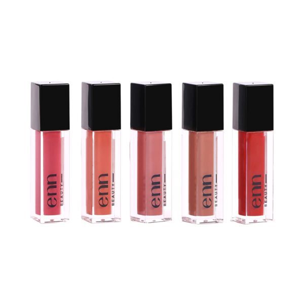 ENN Semi Matte Liquid Lipsticks - Multi-Color (5pcs) - ENN