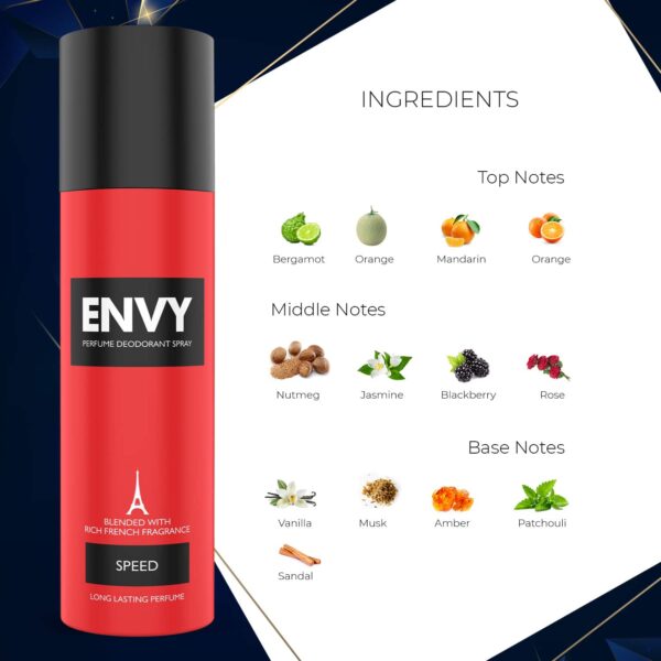 Envy Speed Deodorant For Men - (120ml) - Envy