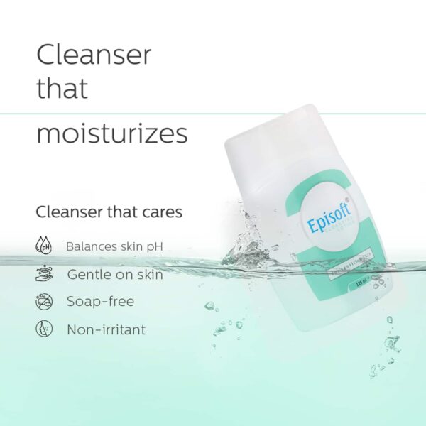 Episoft Cleansing Lotion For Sensitive Skin Pack of 2 (125 ml) Combo - Episoft