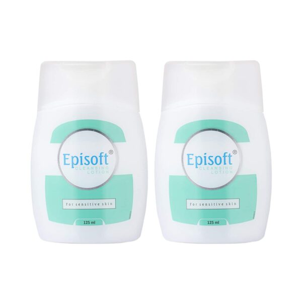 Episoft Cleansing Lotion For Sensitive Skin Pack of 2 (125 ml) Combo - Episoft