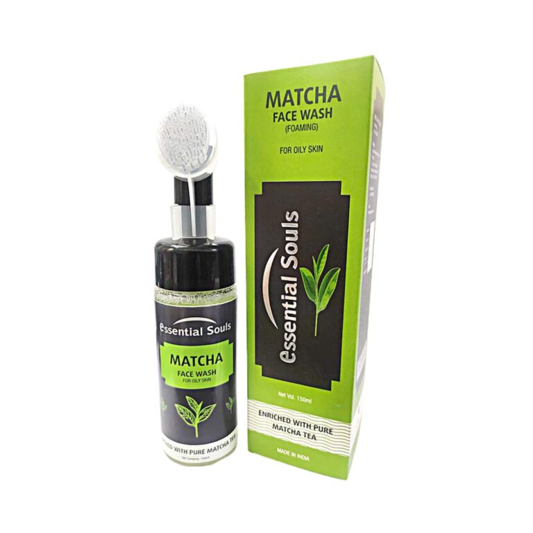 Essential Souls Matcha Foaming Face Wash (150ml) - Essential Souls