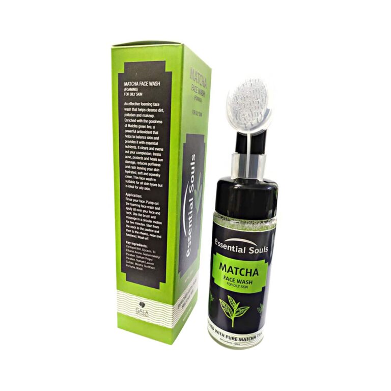 Essential Souls Matcha Foaming Face Wash (150ml) - Essential Souls