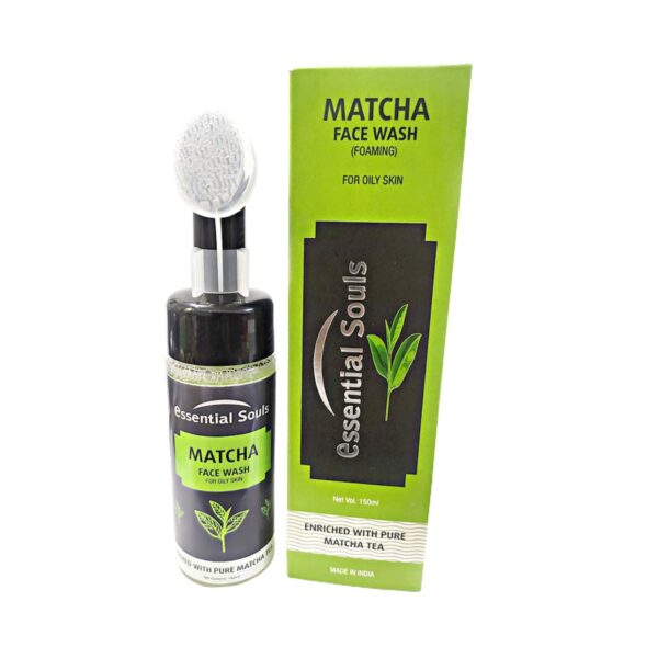 Essential Souls Matcha Foaming Face Wash (150ml) - Essential Souls
