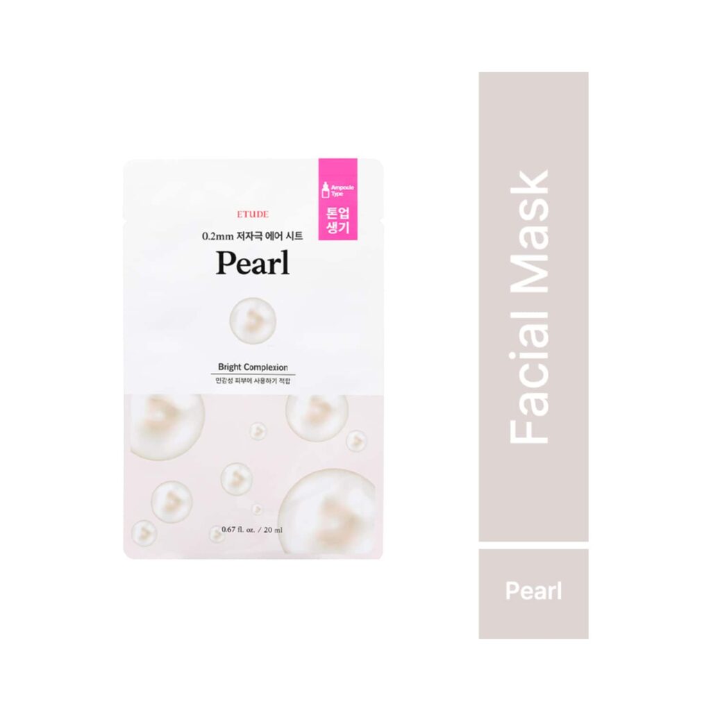 ETUDE HOUSE 0.2 Air Mask Pearl Sheet Mask (20ml) - ETUDE HOUSE