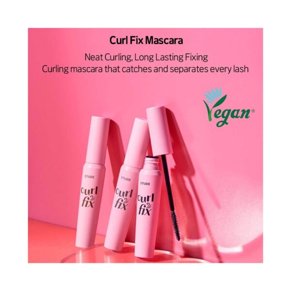 ETUDE HOUSE Curl Fix Mascara Mini - 01 Black (4 g) - ETUDE HOUSE