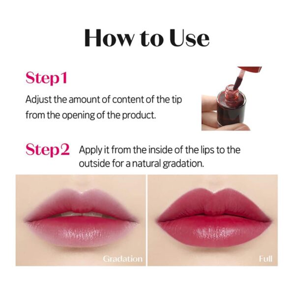 ETUDE HOUSE Dear Darling Water Gel Lip and Cheek Tint Lipstick - 07 Prune Ade (9g) - ETUDE HOUSE