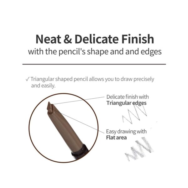 ETUDE HOUSE Drawing Eye Brow - #6 Ash Brown 21AD (0.25g) - ETUDE HOUSE