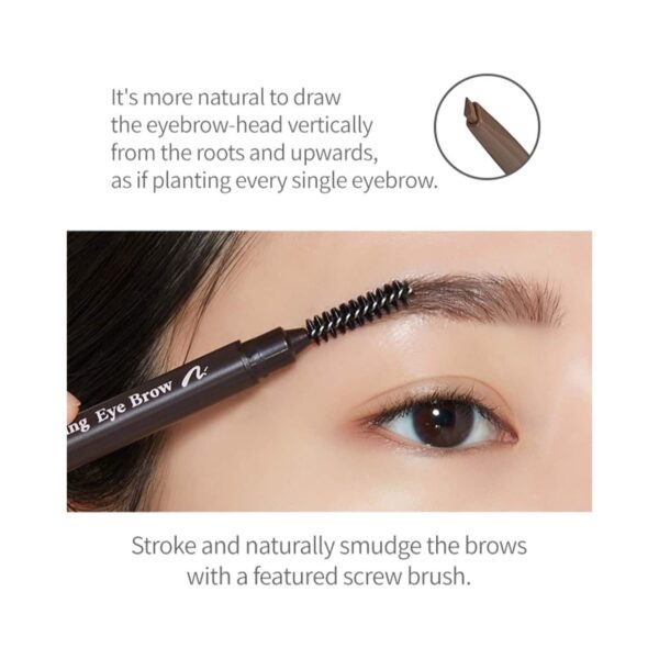 ETUDE HOUSE Drawing Eyebrow - 02 Gray Brown (0.25g) - ETUDE HOUSE