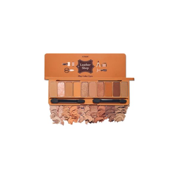 ETUDE HOUSE Play Color Eyes Eyeshadow Palettes - Leather Shop (8g) - ETUDE HOUSE