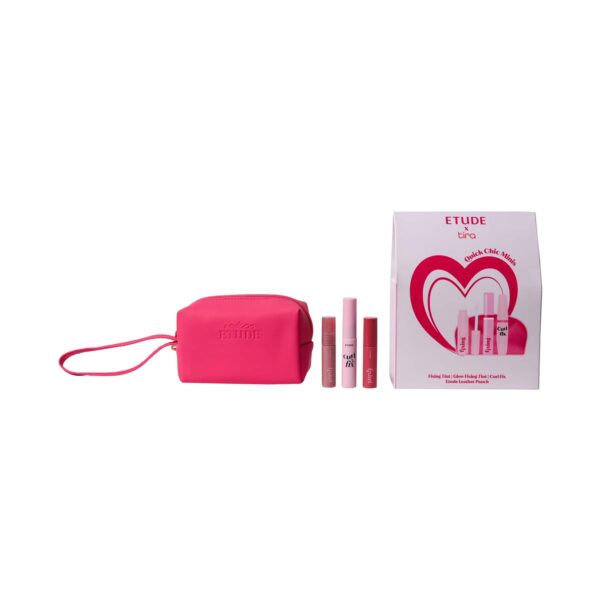 ETUDE HOUSE Quick Chic Mini Set with Leather Pouch (4 pcs) - ETUDE HOUSE