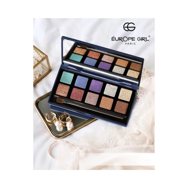Europe Girl 10 Color Secret Eyeshadow Palette - Diamond Dust (10g) - Europe Girl