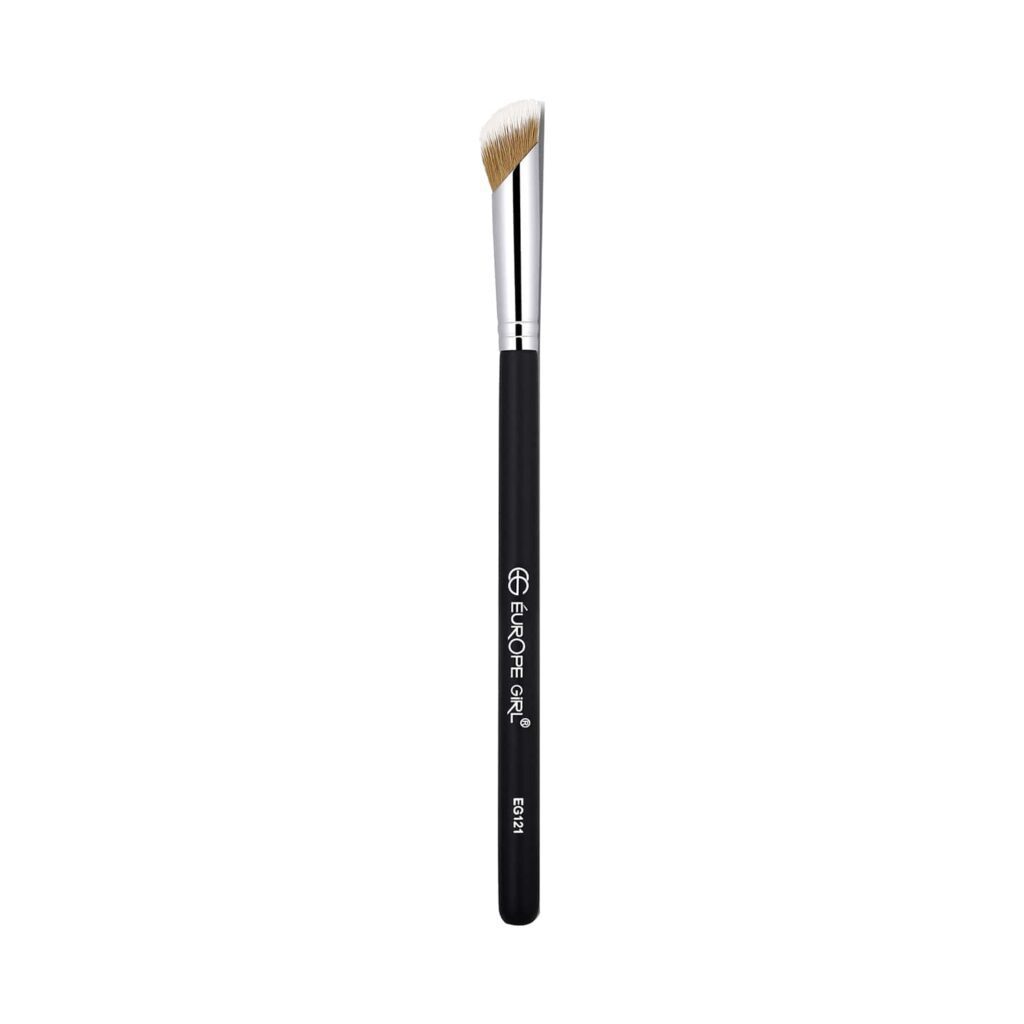Europe Girl 121 Concealer Brush - Black & Silver - Europe Girl