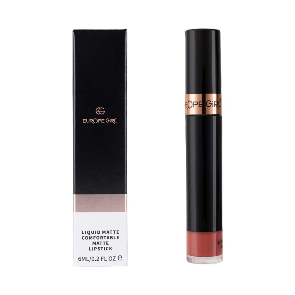 Europe Girl Comfortable Matte Liquid Lipstick - EG 05 Bella (6ml) - Europe Girl