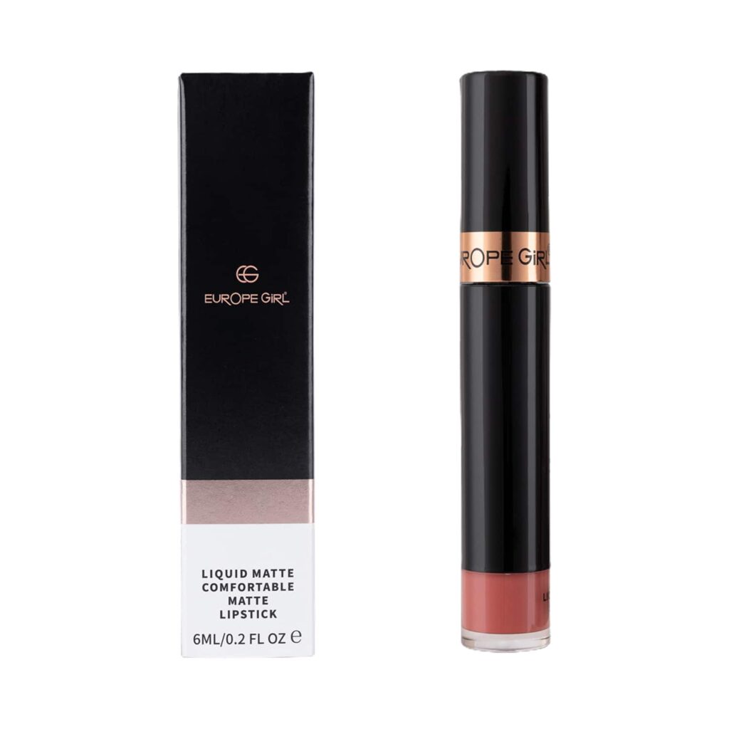 Europe Girl Comfortable Matte Liquid Lipstick - EG 06 Marilyn (6ml) - Europe Girl