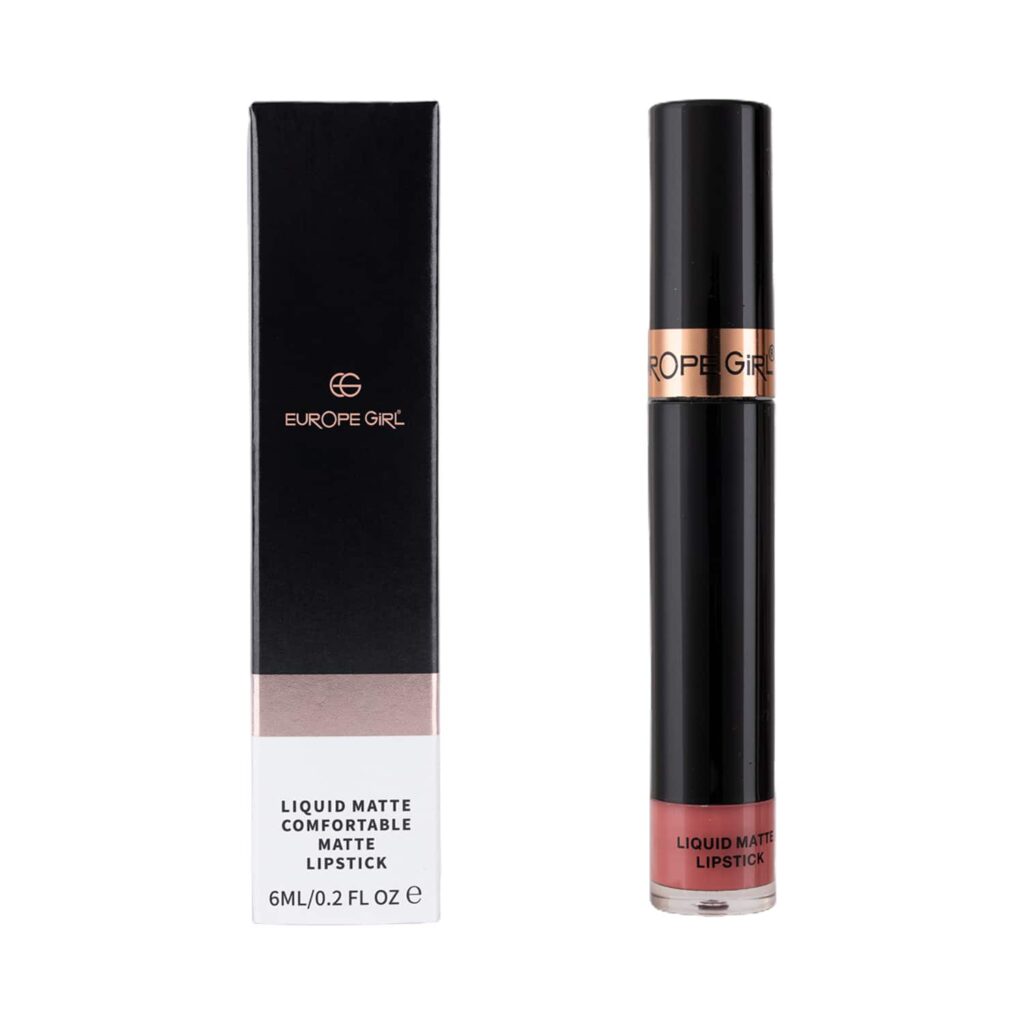 Europe Girl Comfortable Matte Liquid Lipstick - EG 07 Victoria (6ml) - Europe Girl
