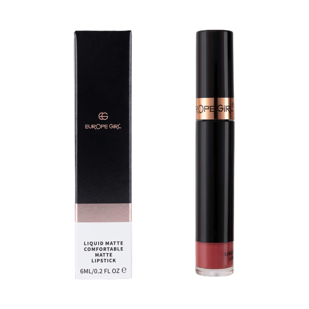 Europe Girl Comfortable Matte Liquid Lipstick - EG 10 Layla (6ml) - Europe Girl