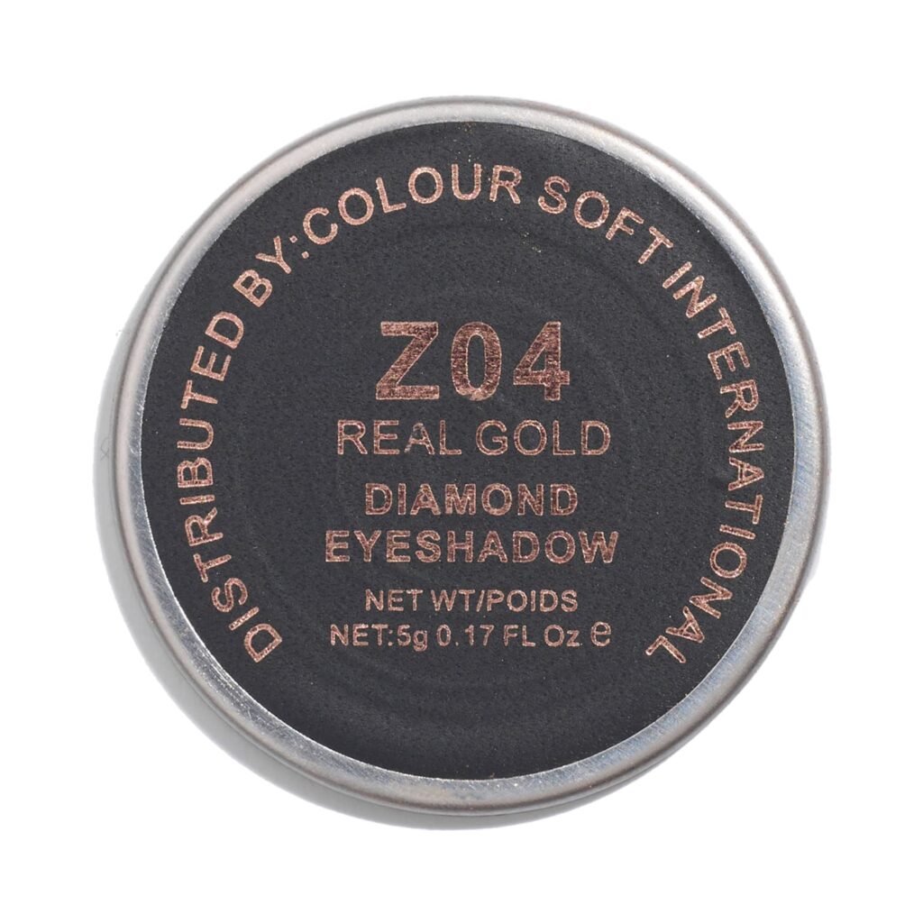 Europe Girl Diamond Eyeshadow Refill Pan - 04 Real Gold (5g) - Europe Girl