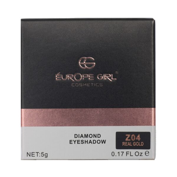 Europe Girl Diamond Eyeshadow Refill Pan - 04 Real Gold (5g) - Europe Girl