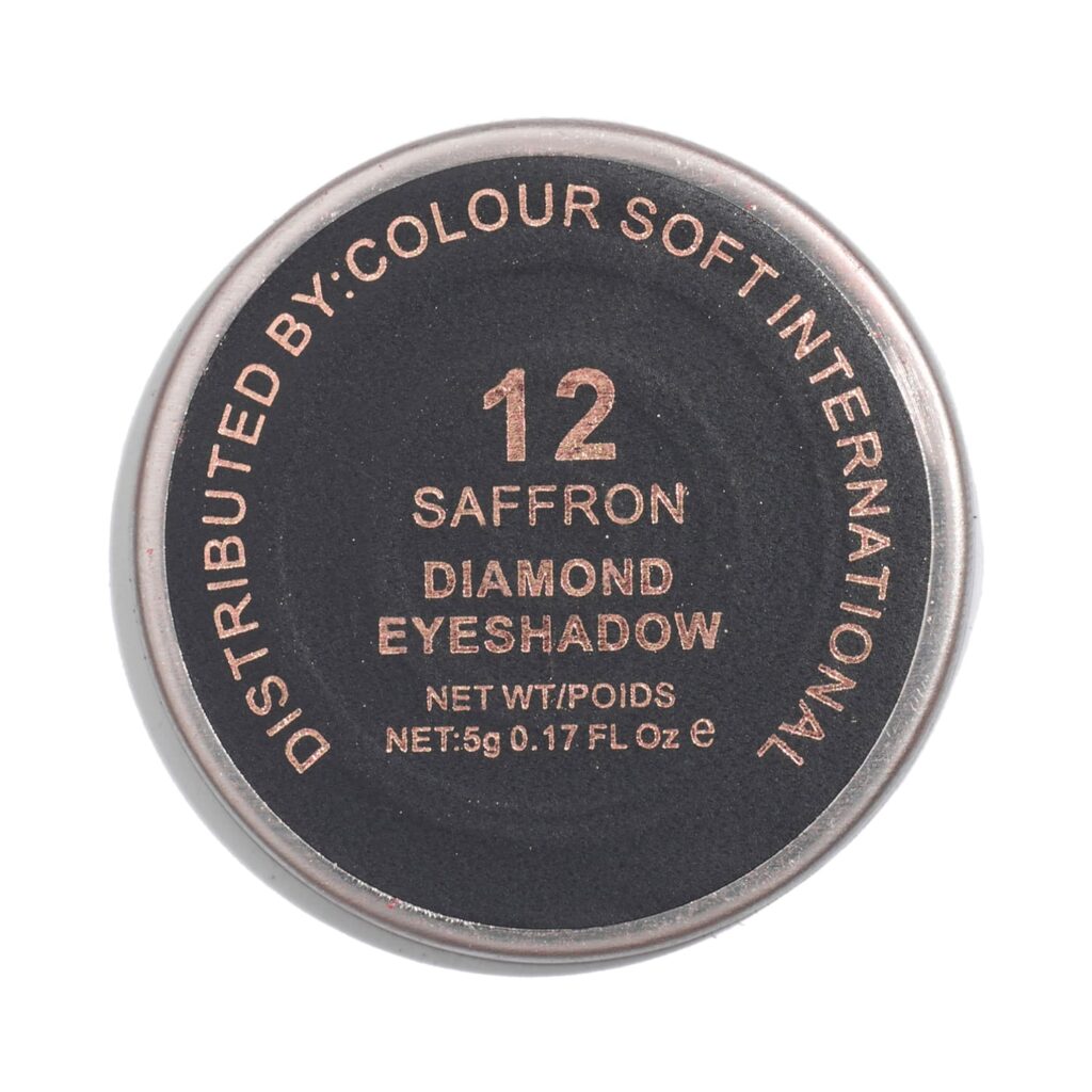 Europe Girl Diamond Eyeshadow Refill Pan - 12 Saffron (5g) - Europe Girl