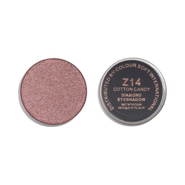 Europe Girl Diamond Eyeshadow Refill Pan - 14 Cotton Candy (5g) - Europe Girl