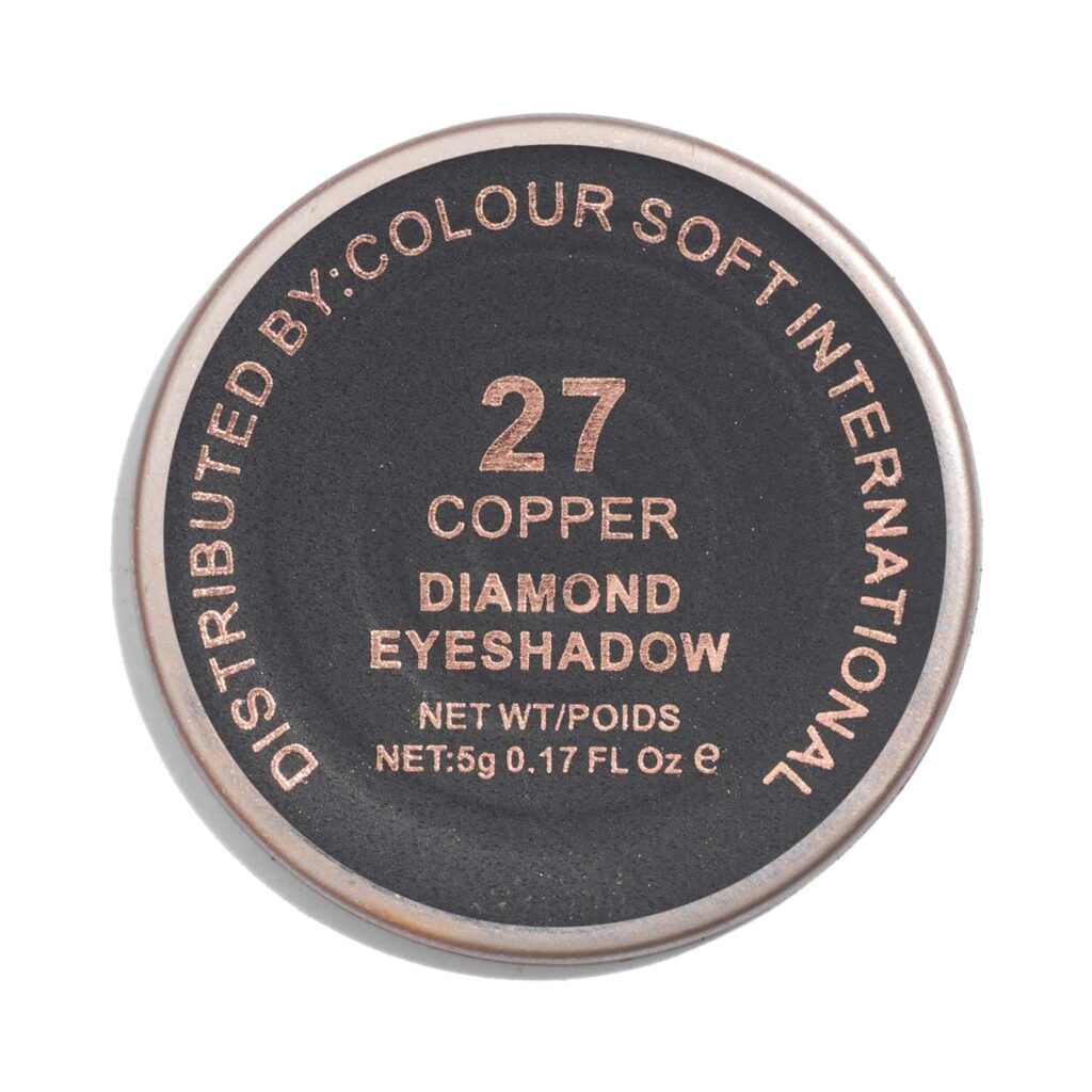Europe Girl Diamond Eyeshadow Refill Pan - 27 Copper (5g) - Europe Girl
