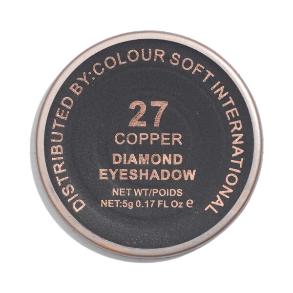 Europe Girl Diamond Eyeshadow Refill Pan - 27 Copper (5g) - Europe Girl