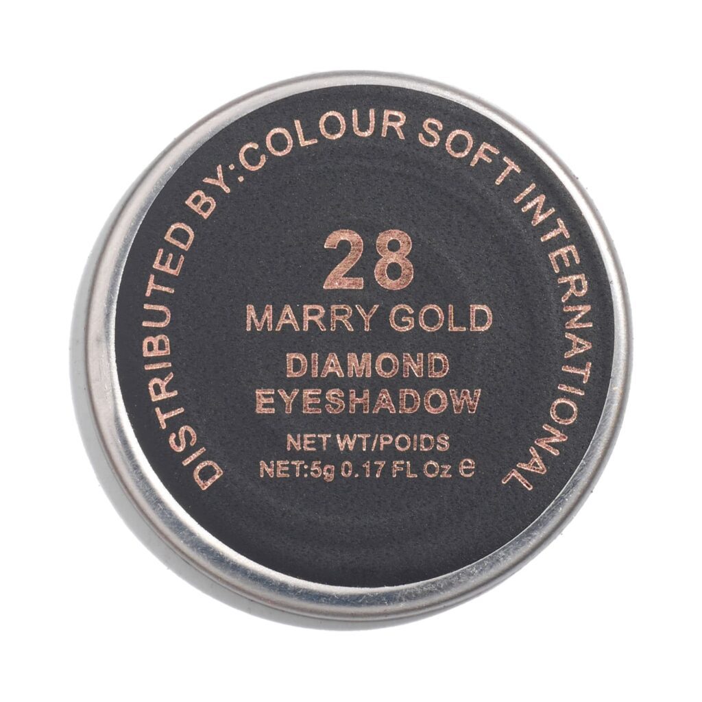 Europe Girl Diamond Eyeshadow Refill Pan - 28 Marry Gold (5g) - Europe Girl