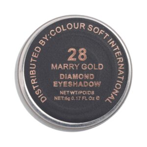 Europe Girl Diamond Eyeshadow Refill Pan - 28 Marry Gold (5g) - Europe Girl